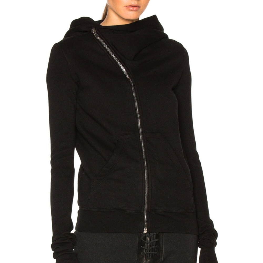 Rick Owen's dark shadows collection hoodie